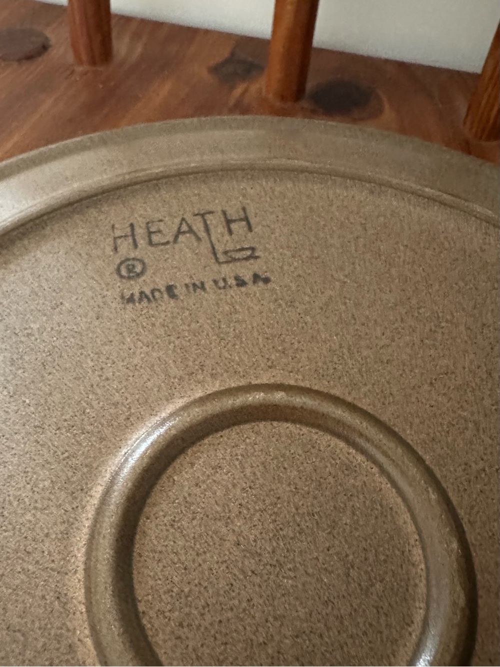 Heath Ceramics Moonstone Rim Plate Blue - Picture 2 of 7